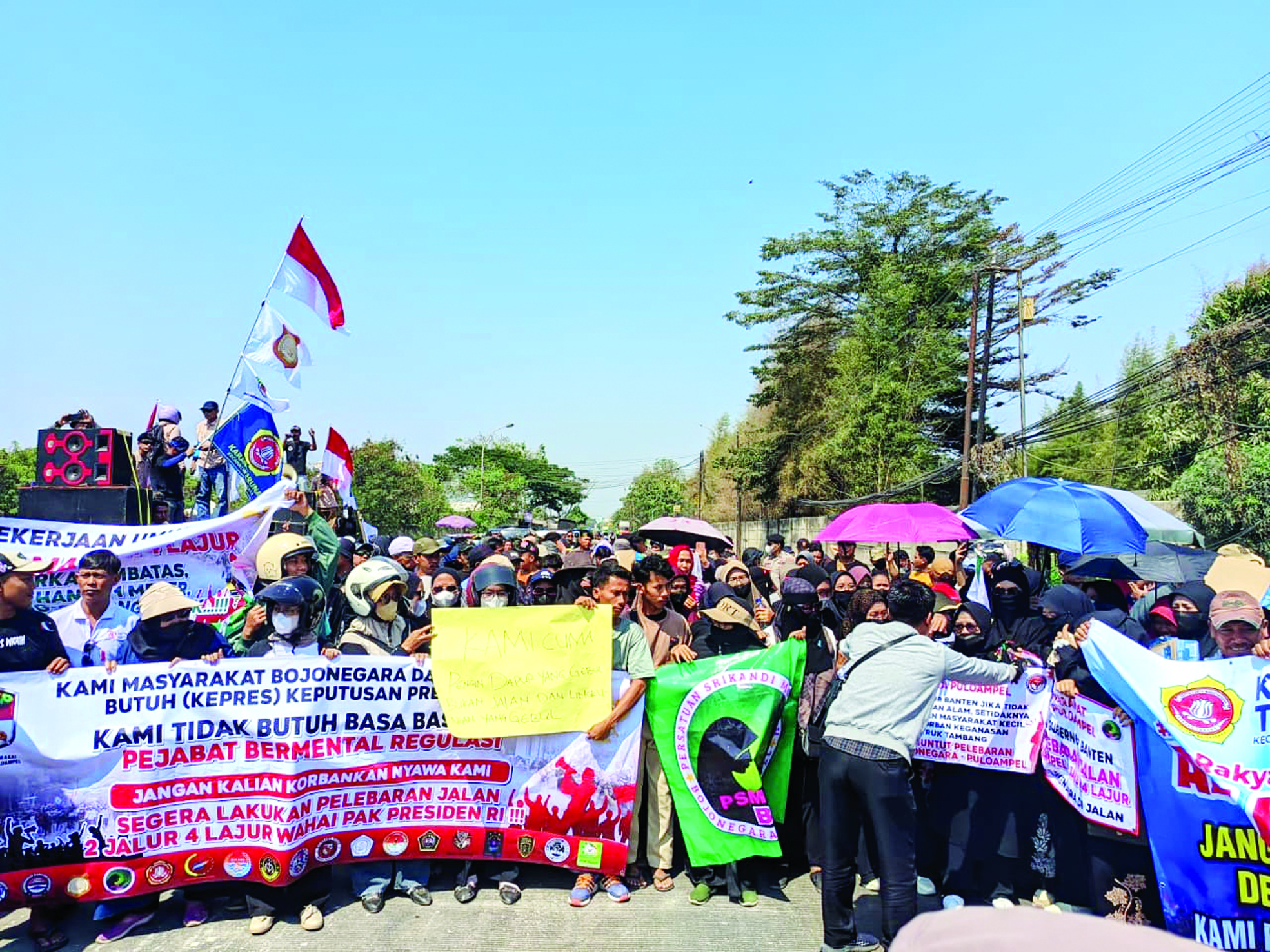 Warga Desak Pelebaran 4 Lajur