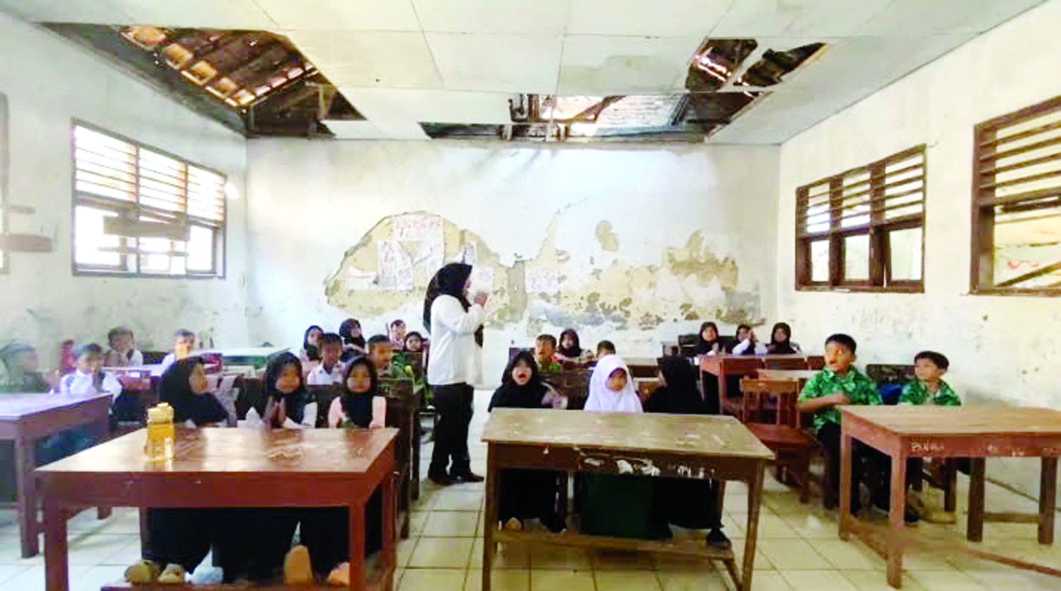 Anggaran Perbaikan Terbatas 1.138 Ruang Kelas SD Rusak