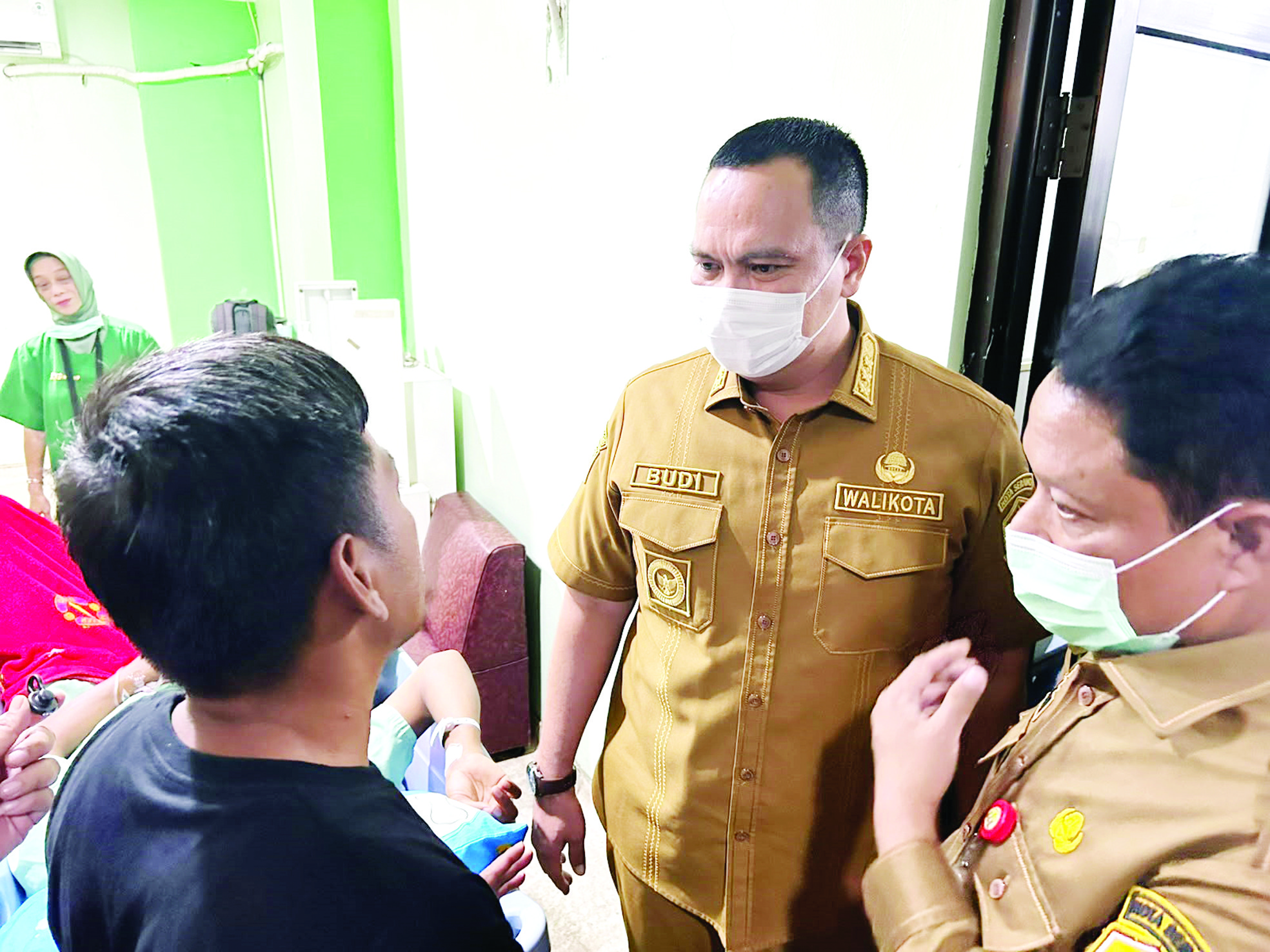 Walikota Jenguk Korban Tawuran Suporter Bola
