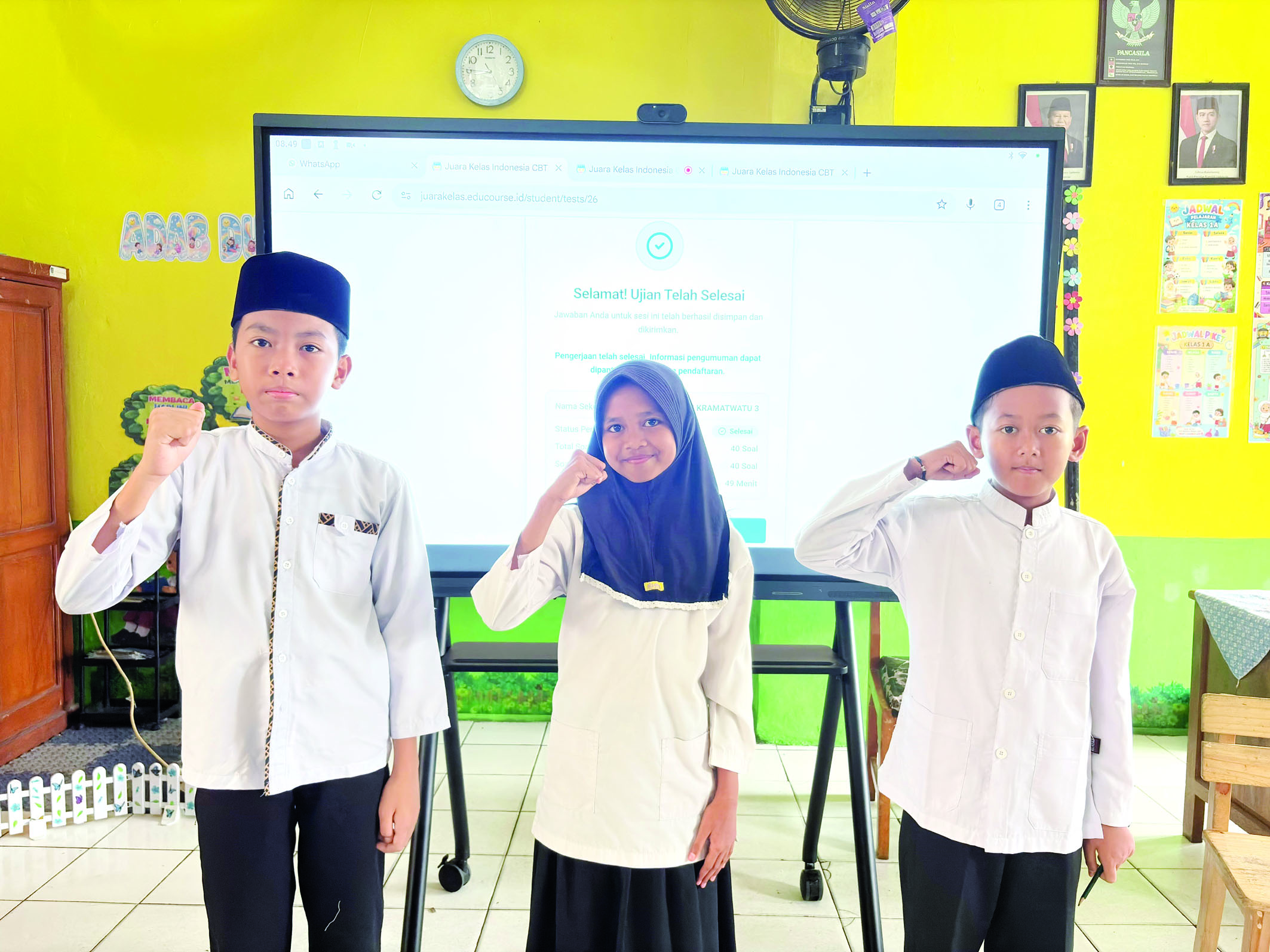 Siswa SDN 3 Kramatwatu Wakili Banten di Ajang Juara Kelas Nasional