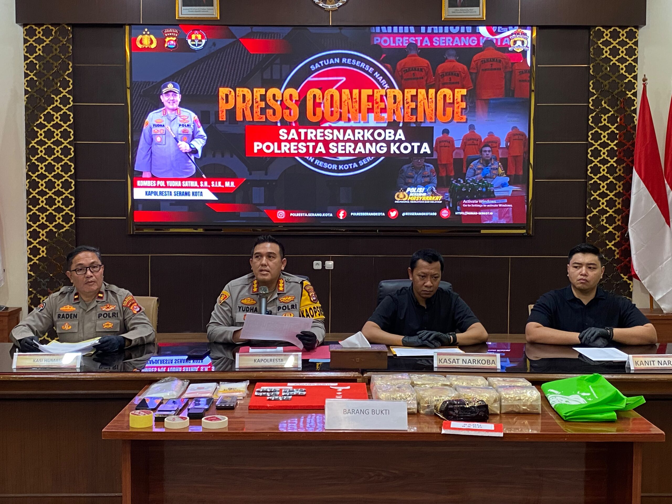 Peredaran 8,8 Kilogram Sabu Jaringan Internasional Digagalkan