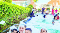 Pesona Krakatau Hadirkan Mandi Busa Seru