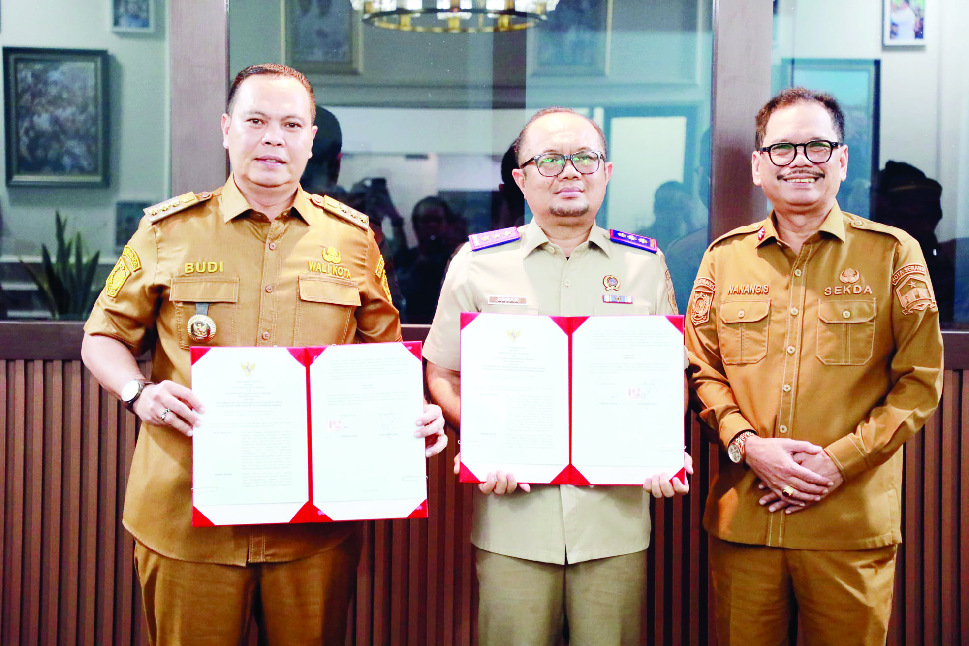 Budi-Agis Amankan 300 Aset Pemkot Serang